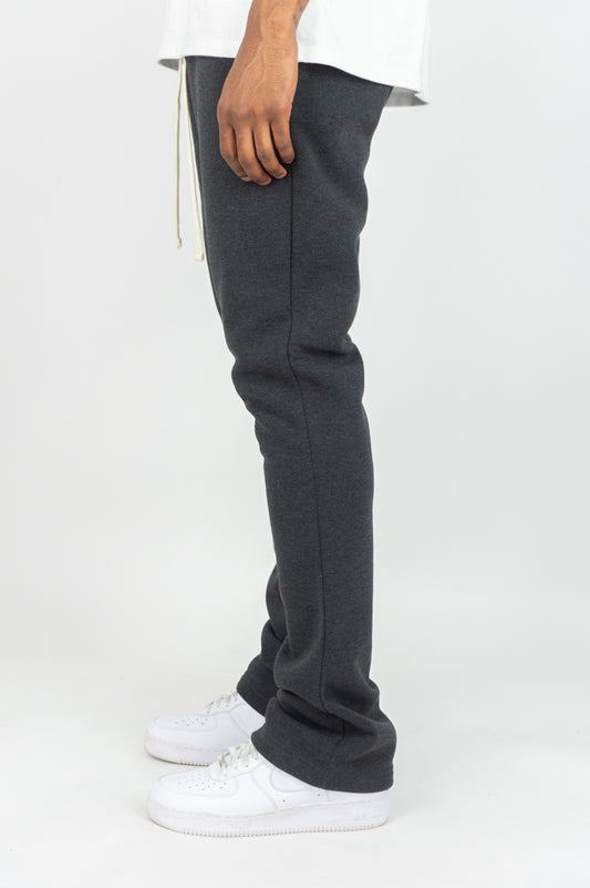 475 Fleece Stacked Sweatpants - Charcoal