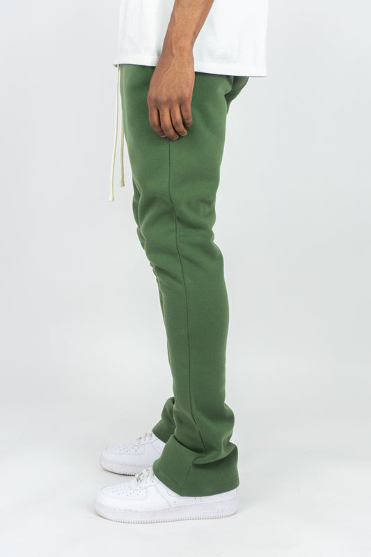 475 Fleece Stacked Sweatpants - Olive