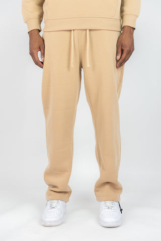 Solid Sweatpants - Beige