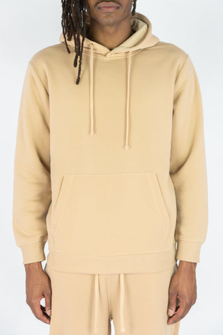 Solid Hoodie - Beige