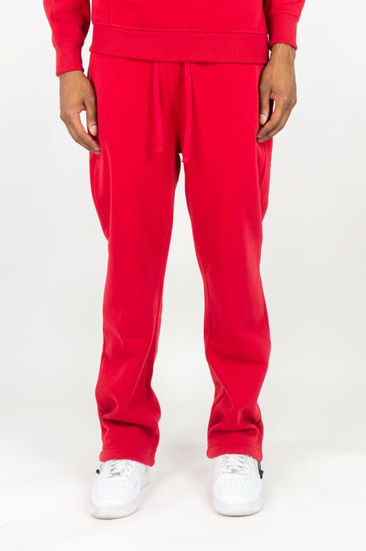 400E Solid Sweatpants - Red