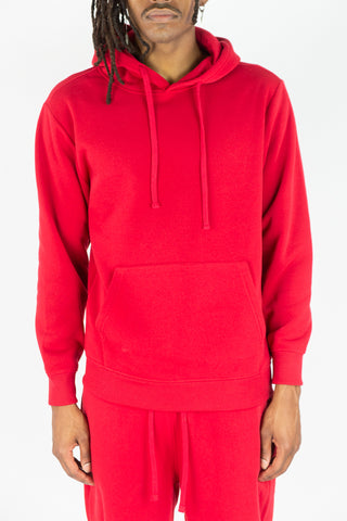 Solid Hoodie - Red