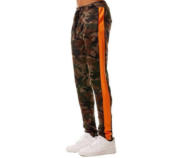 Camo Track Pants - Orange