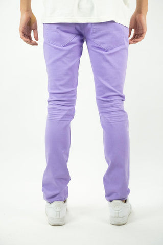 Color Twill Pants - Lavender - Rebel Minds