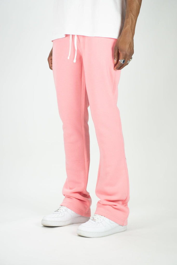 NEW selling (L) VS PINK Fleece Jogger + Pullover + Slides in Dusty Periwinkle