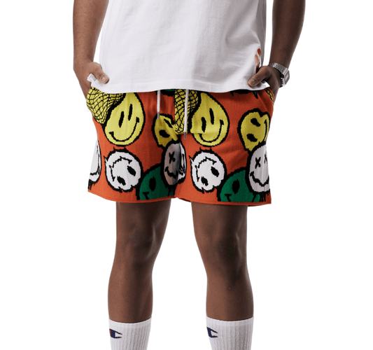Rebel Minds shorts, Mens size S, multicolor, Zipper Pockets, Mesh Shorts