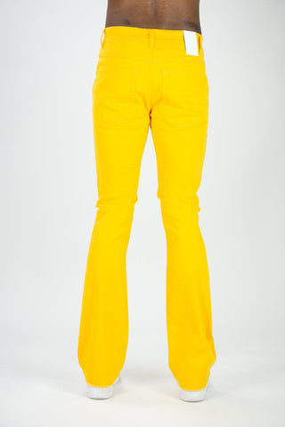 Twill Stacked Pants - Gold - Rebel Minds