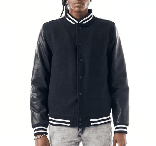 REBEL MINDS Loud Pack Varsity Jacket 922-511YEL - Shiekh